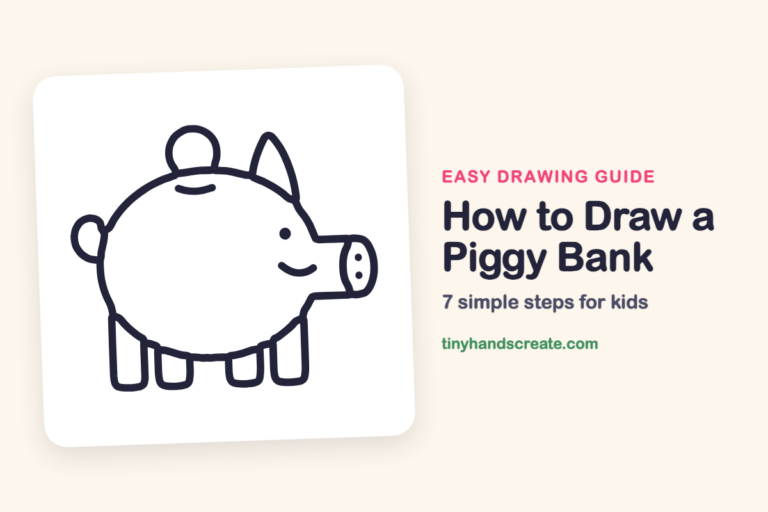 How to Draw a Piggy Bank