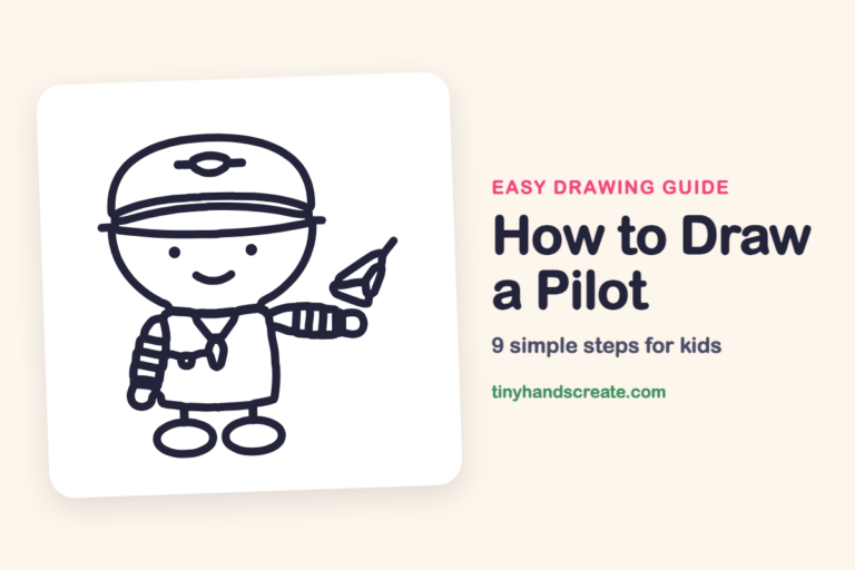 How to Draw a Pilot step by step