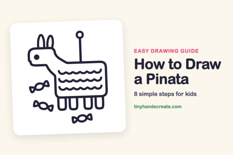 How to Draw a Pinata step by step