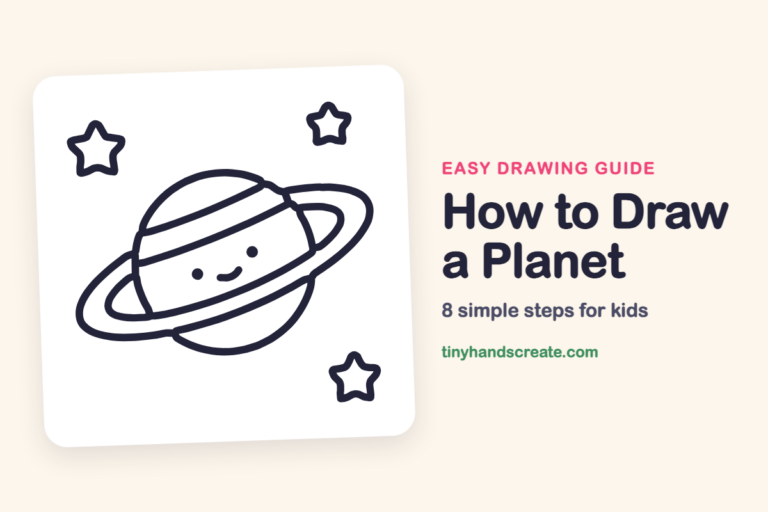 How to Draw a Planet step by step
