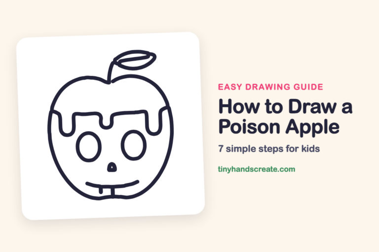How to Draw a Poison Apple step by step