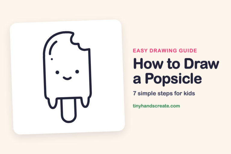 How to Draw a Popsicle: easy drawing guide for kids
