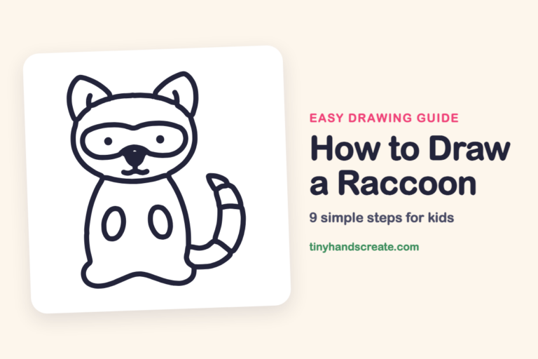 How to Draw a Raccoon step by step
