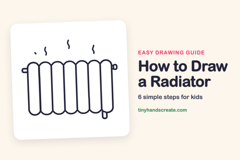 How to Draw a Radiator: easy drawing guide for kids