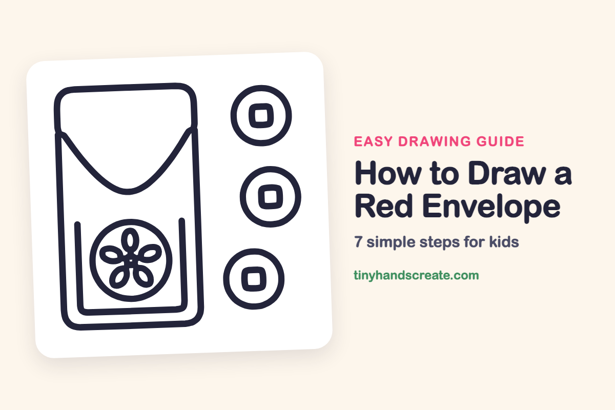 How to Draw a Red Envelope: easy drawing guide for kids