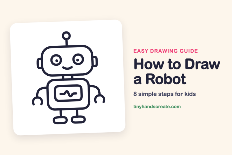 How to Draw a Robot step by step