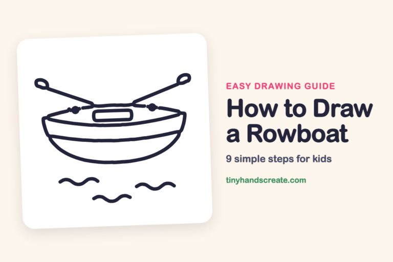 How to Draw a Rowboat step by step