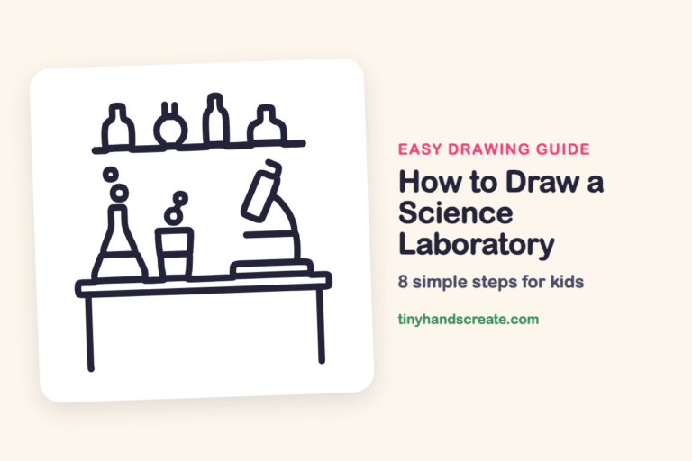 How to Draw a Science Laboratory: easy drawing guide for kids