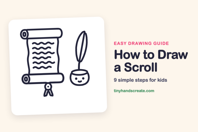 How to Draw a Scroll step by step