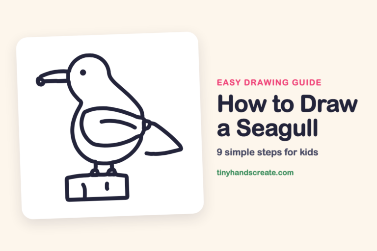 How to Draw a Seagull step by step