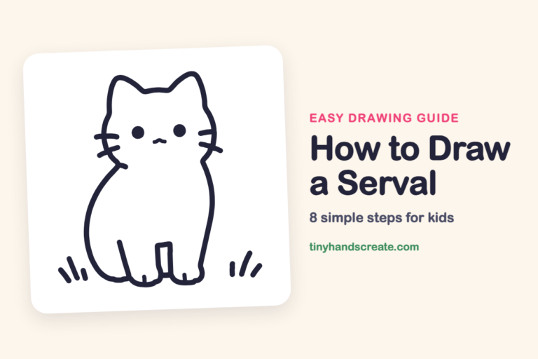How to Draw a Serval: easy drawing guide for kids