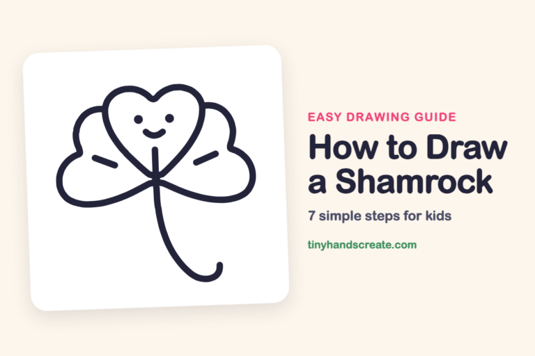 How to Draw a Shamrock: easy drawing guide for kids