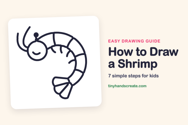 How to Draw a Shrimp: easy drawing guide for kids