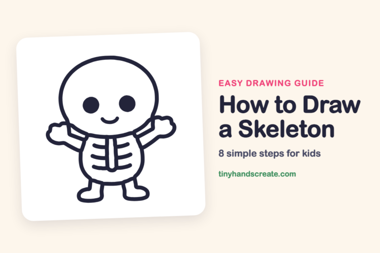 How to Draw a Skeleton: easy drawing guide for kids
