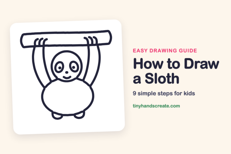 How to Draw a Sloth step by step
