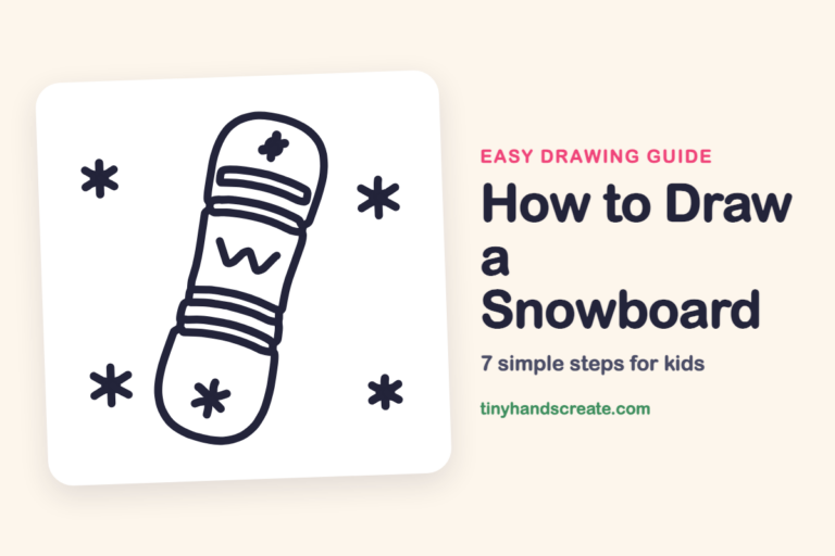 How to Draw a Snowboard step by step