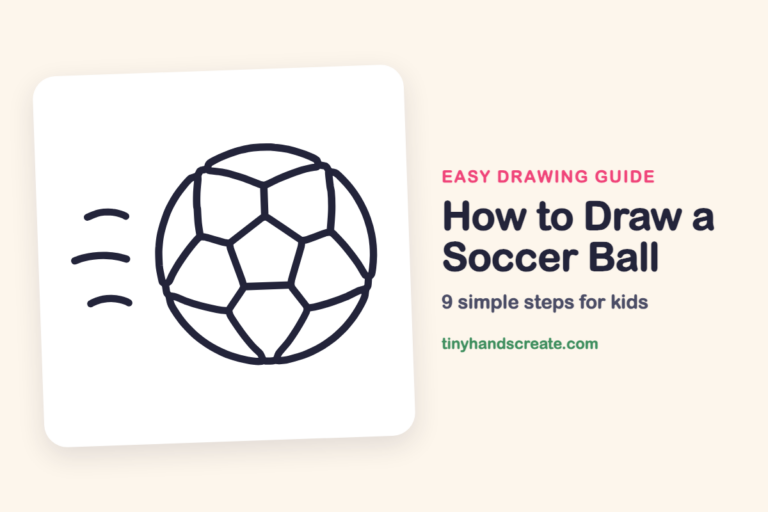 How to Draw a Soccer Ball: easy drawing guide for kids