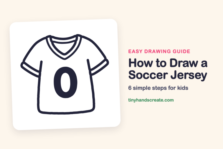 How to Draw a Soccer Jersey: easy drawing guide for kids
