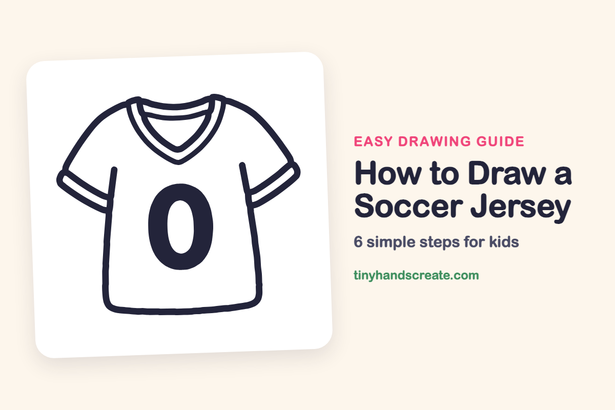How to Draw a Soccer Jersey: easy drawing guide for kids
