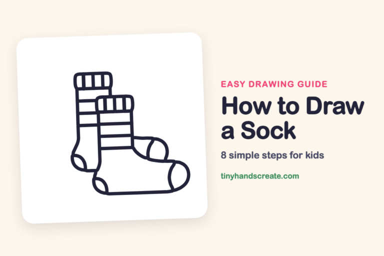 How to Draw a Sock step by step
