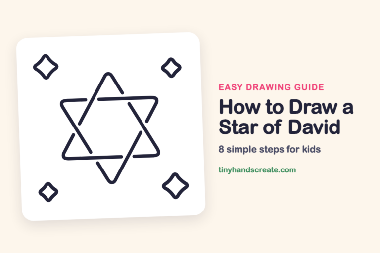 How to Draw a Star of David step by step