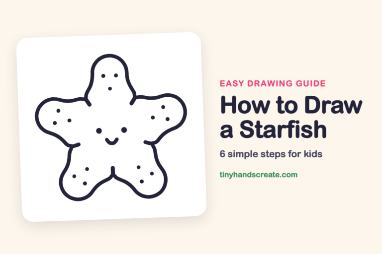 How to Draw a Starfish step by step