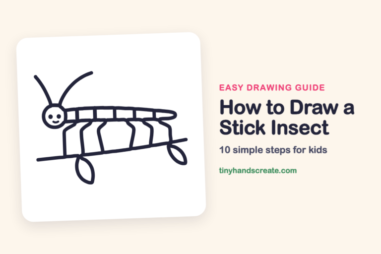 How to Draw a Stick Insect: easy drawing guide for kids