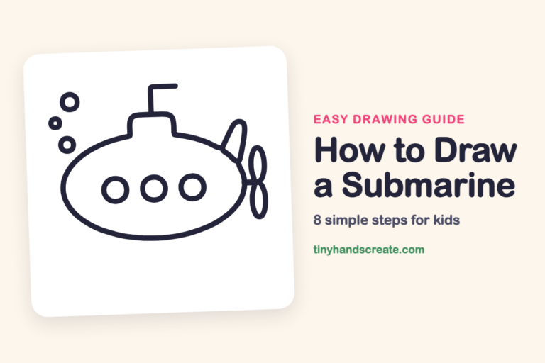 How to Draw a Submarine step by step