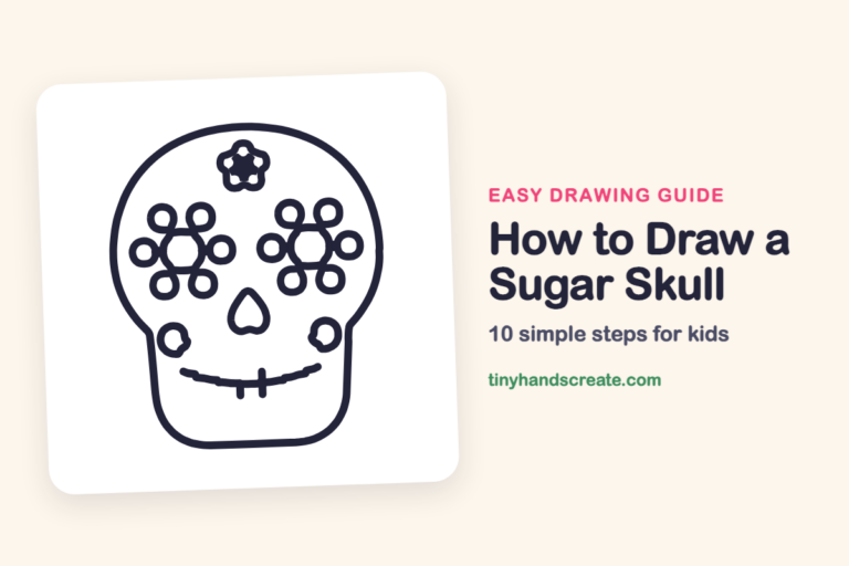 How to Draw a Sugar Skull step by step