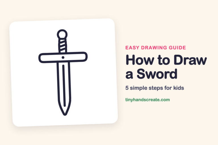 How to Draw a Sword step by step