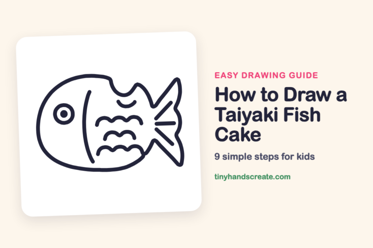 How to Draw a Taiyaki Fish Cake