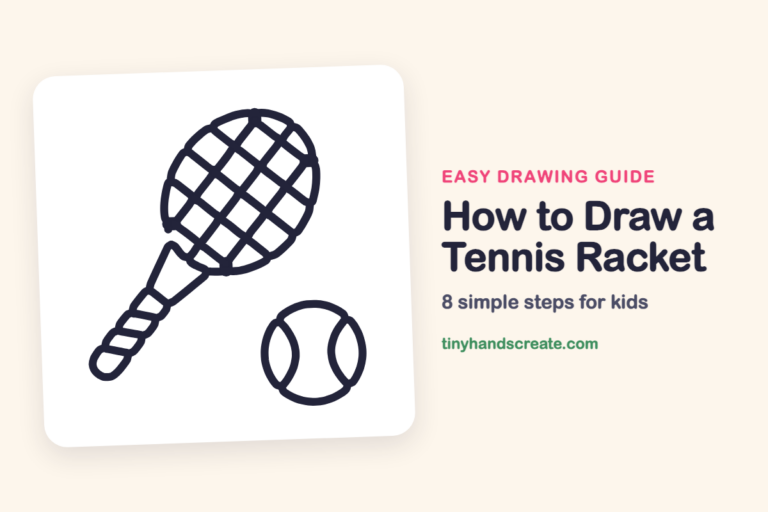 How to Draw a Tennis Racket