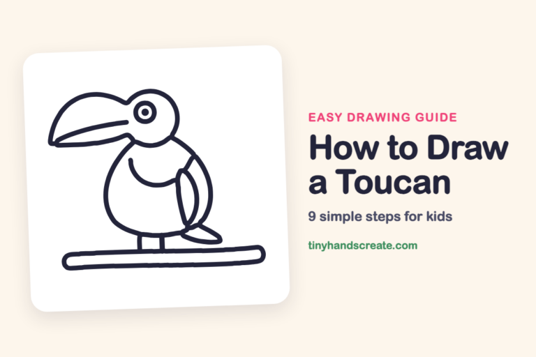 How to Draw a Toucan: easy drawing guide for kids