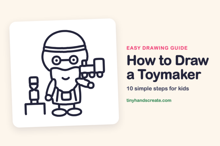 How to Draw a Toymaker: easy drawing guide for kids