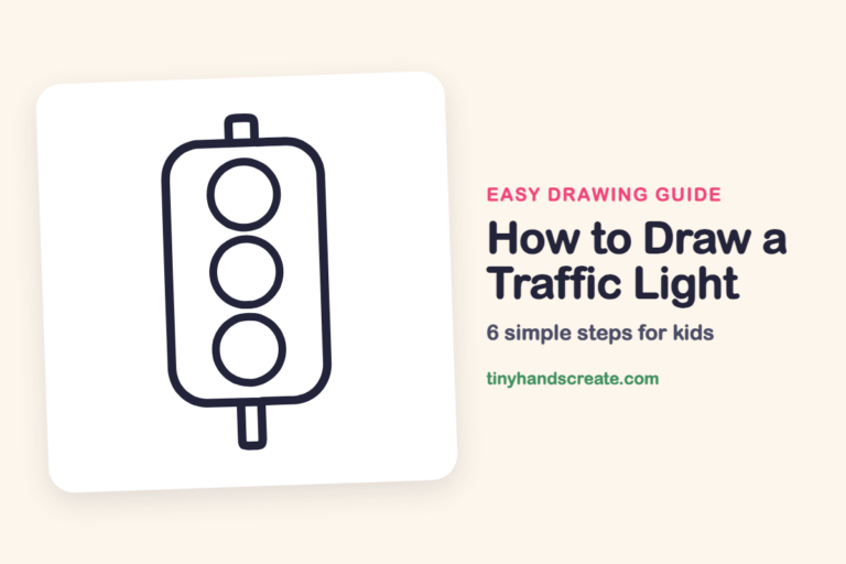 How to Draw a Traffic Light: easy drawing guide for kids