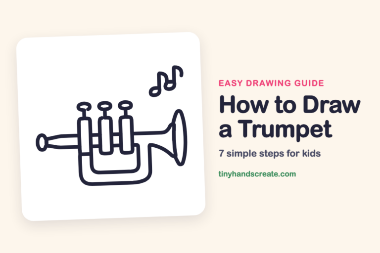 How to Draw a Trumpet step by step