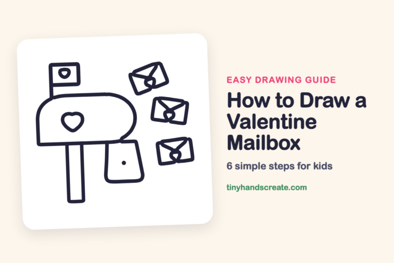 How to Draw a Valentine Mailbox