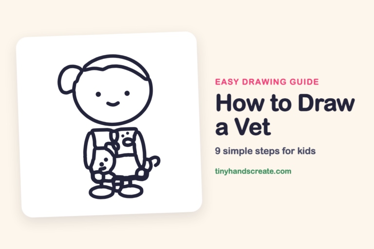 How to Draw a Vet: easy drawing guide for kids