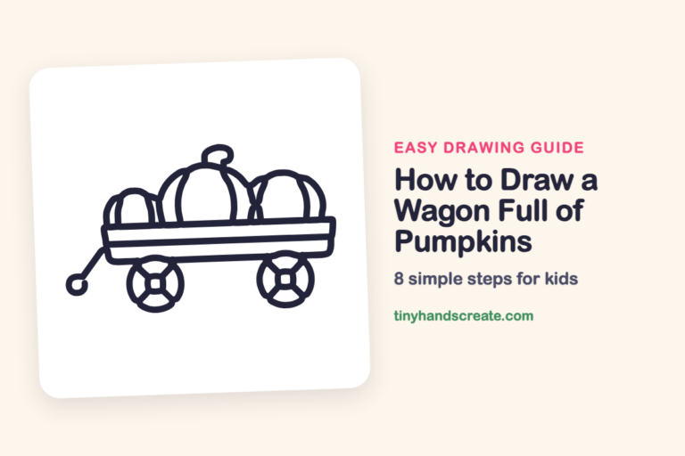 How to Draw a Wagon Full of Pumpkins