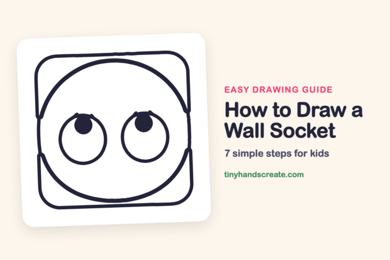 How to Draw a Wall Socket: easy drawing guide for kids