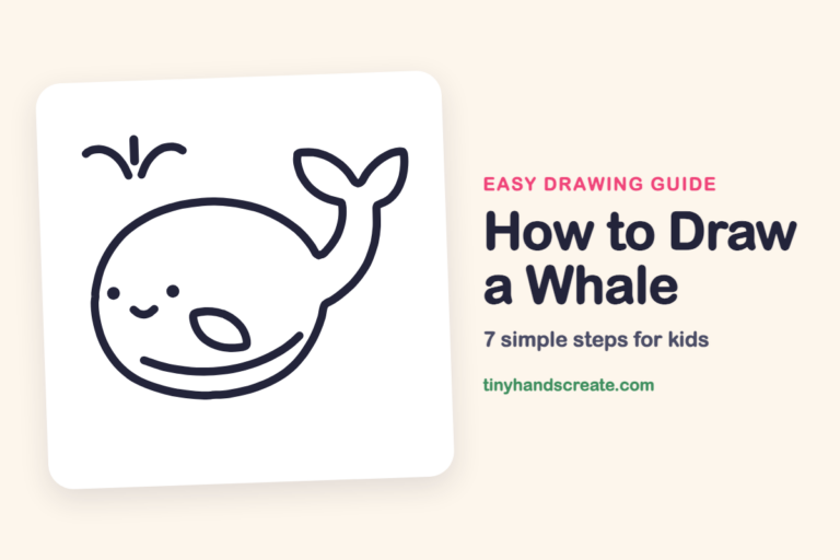 How to Draw a Whale: easy drawing guide for kids