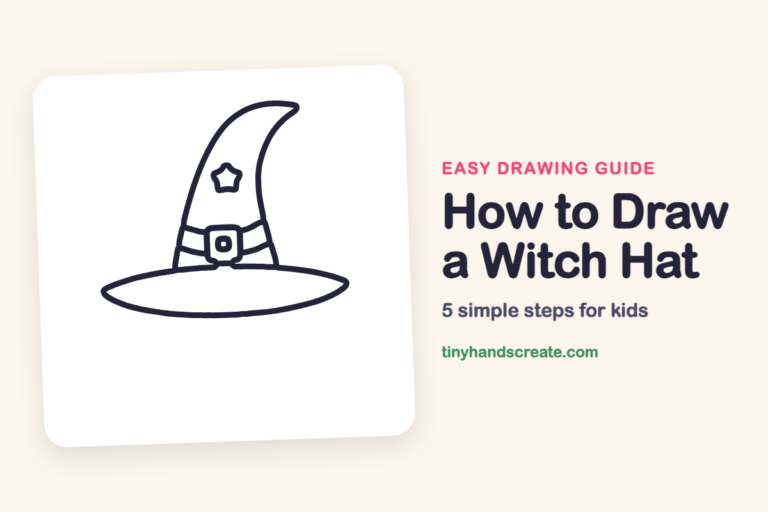 How to Draw a Witch Hat step by step