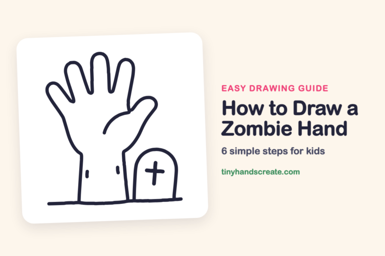 How to Draw a Zombie Hand: easy drawing guide for kids