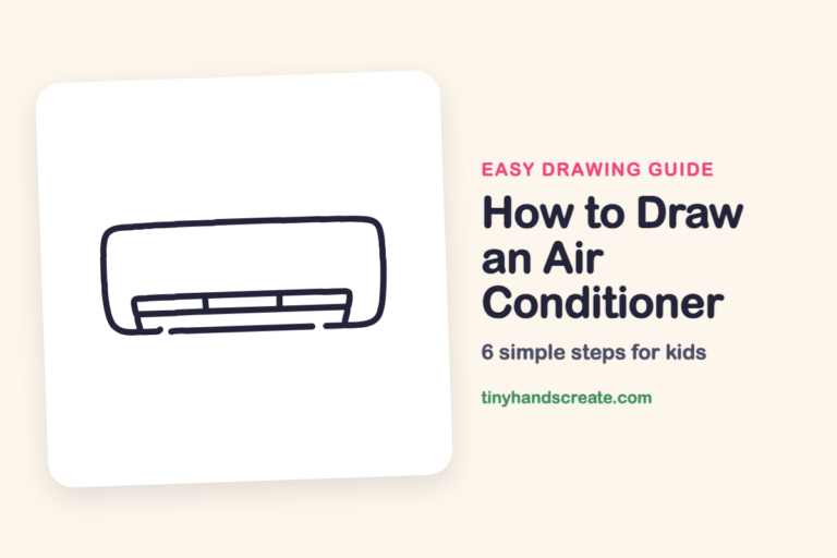 How to Draw an Air Conditioner: easy drawing guide for kids