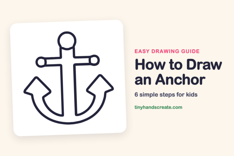 How to Draw an Anchor: easy drawing guide for kids