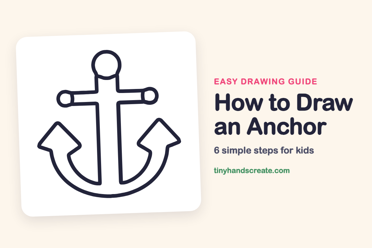 How to Draw an Anchor: easy drawing guide for kids