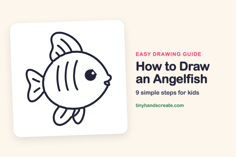 How to Draw an Angelfish step by step