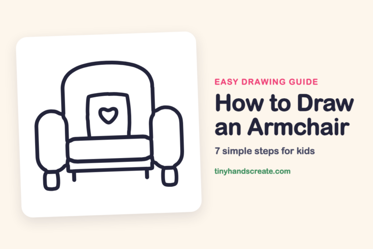 How to Draw an Armchair step by step