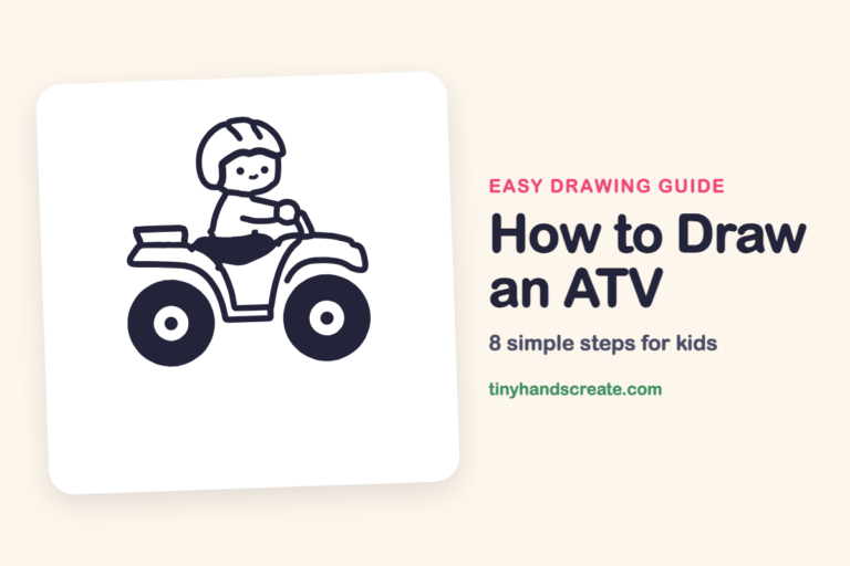 How to Draw an ATV: easy drawing guide for kids