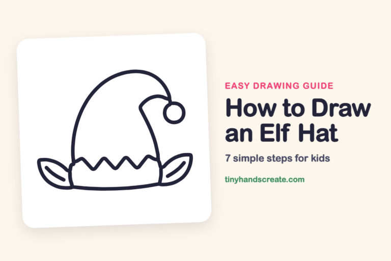 How to Draw an Elf Hat: easy drawing guide for kids